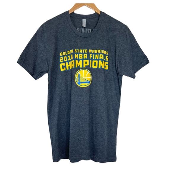Golden State Warriors 2018 NBA finals champions gray short sleeve tee shirt - Picture 2 of 6
